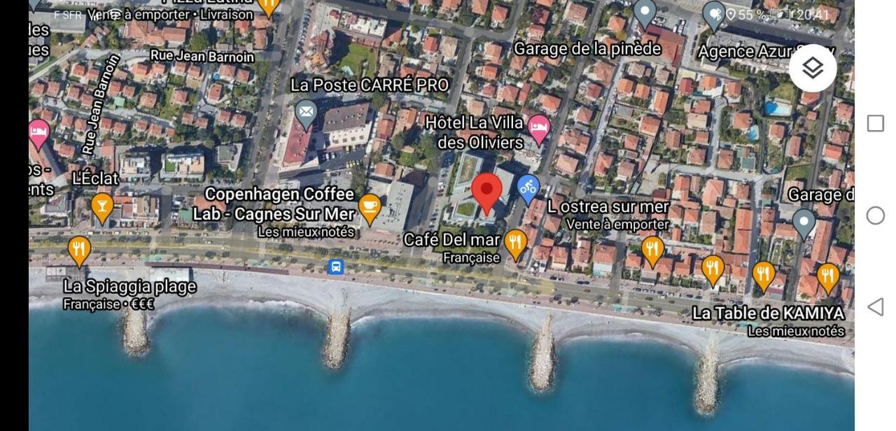 Appartement 6 personnes face à la mer Cagnes-sur-Mer Extérieur photo